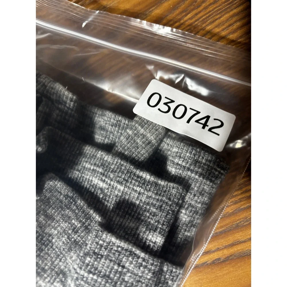 LL Bean Sweatshirt Womens Medium Grey Heathered Cozy Cowl Neck Thumbholes